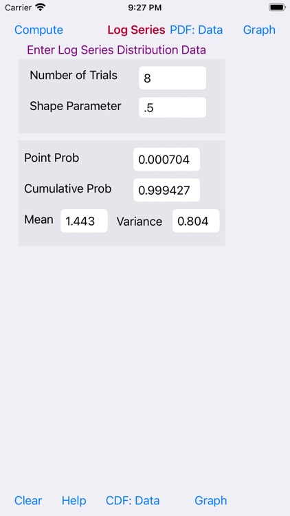 Log Series Distribution screenshot-8