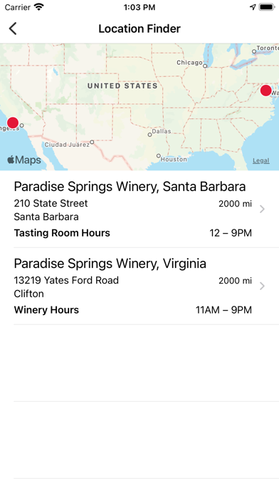 Paradise Springs Winery Screenshot