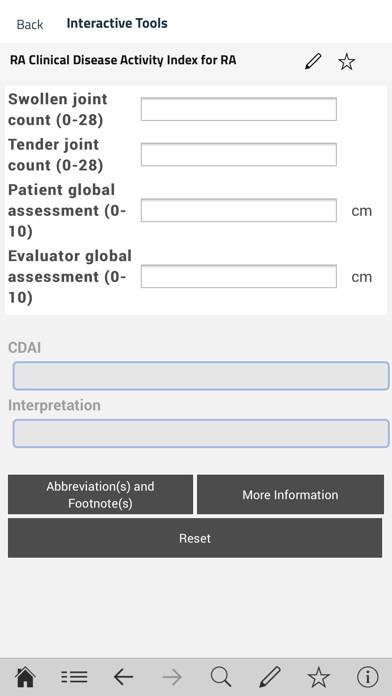 Guidelines And Criteria Screenshot