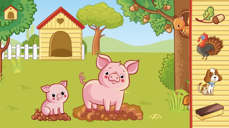 Funny Farm! Toddler flashcards screenshot-0