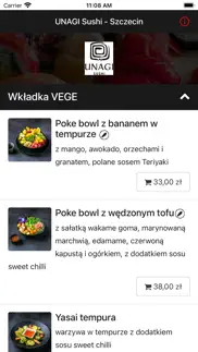 unagi sushi iphone screenshot 1
