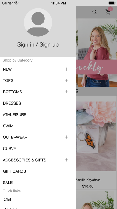 Olive Rose Boutique Screenshot 2 - AppWisp.com Olive Rose Boutique Screenshot 2 - AppWisp.com