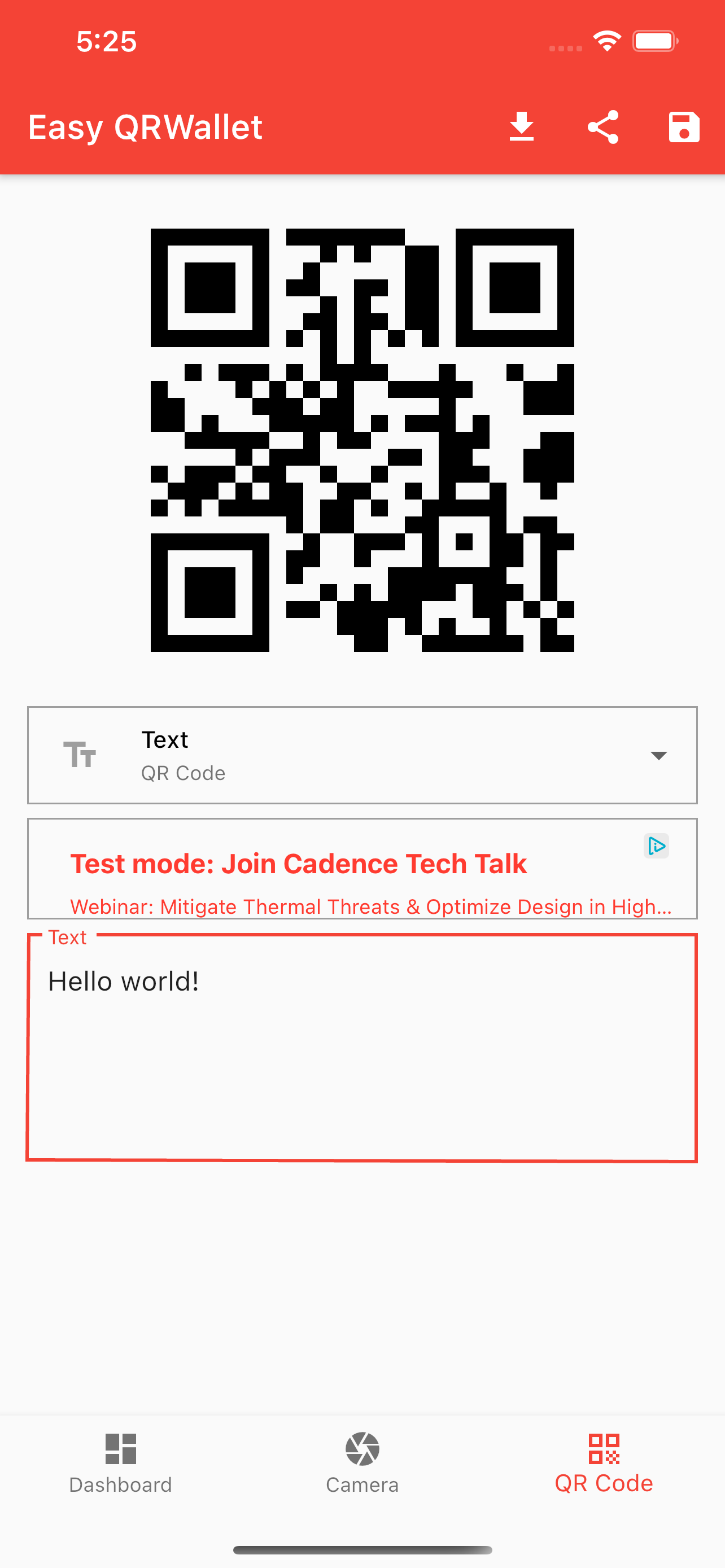 Easy QRWallet