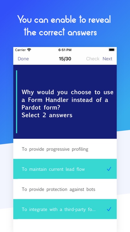 Exam Quiz for Pardot SCPC