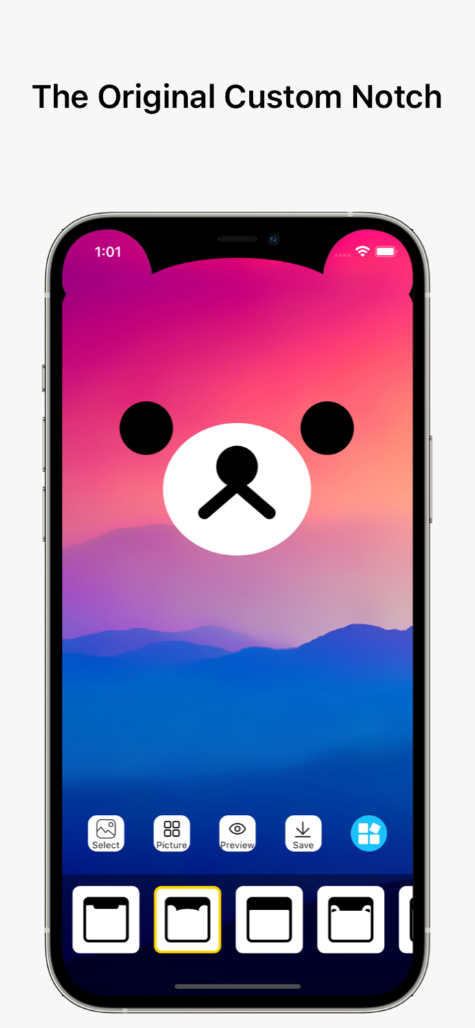 Cute Notch - Custom Wallpaper