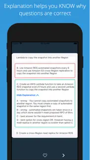 aws certified database in 2021 iphone screenshot 2