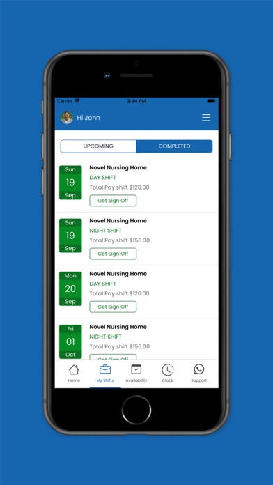 Attentive Nurse Staffing Screenshot