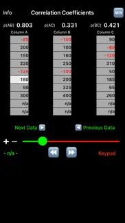 How to cancel & delete quick correlation coefficients 1