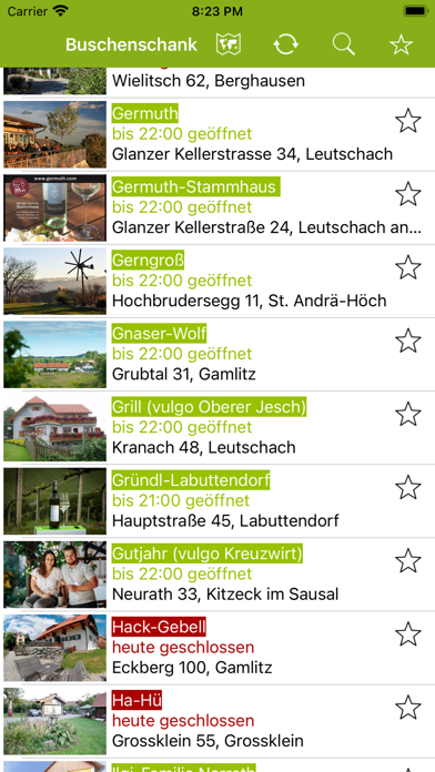 Buschenschank Screenshot