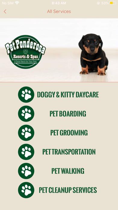 Pet Ponderosa Resorts & Spa Screenshot