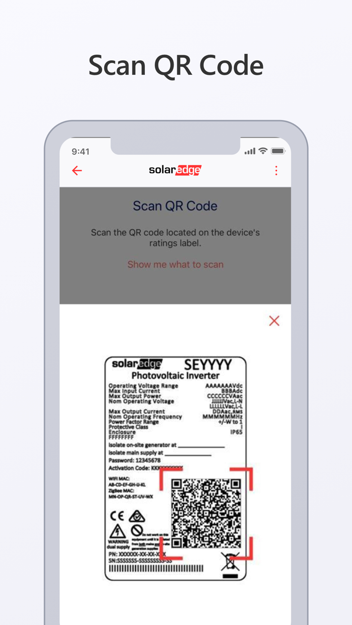 SolarEdge Inverter SetApp