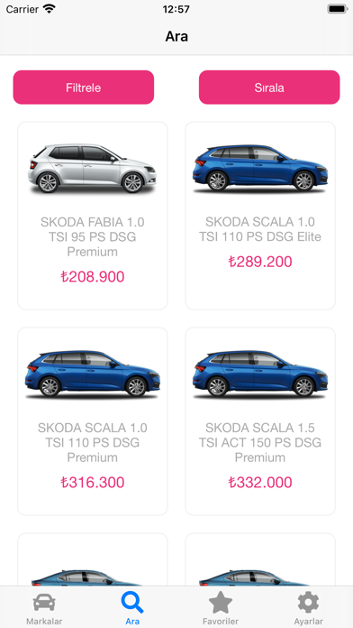 Brand New Car Prices Screenshot