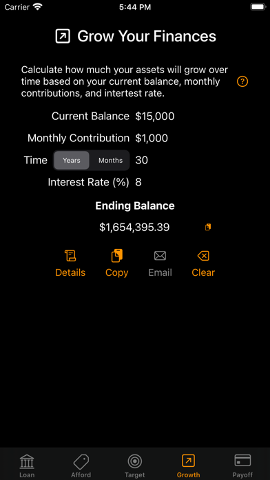 Loan Calculator Etc Screenshot
