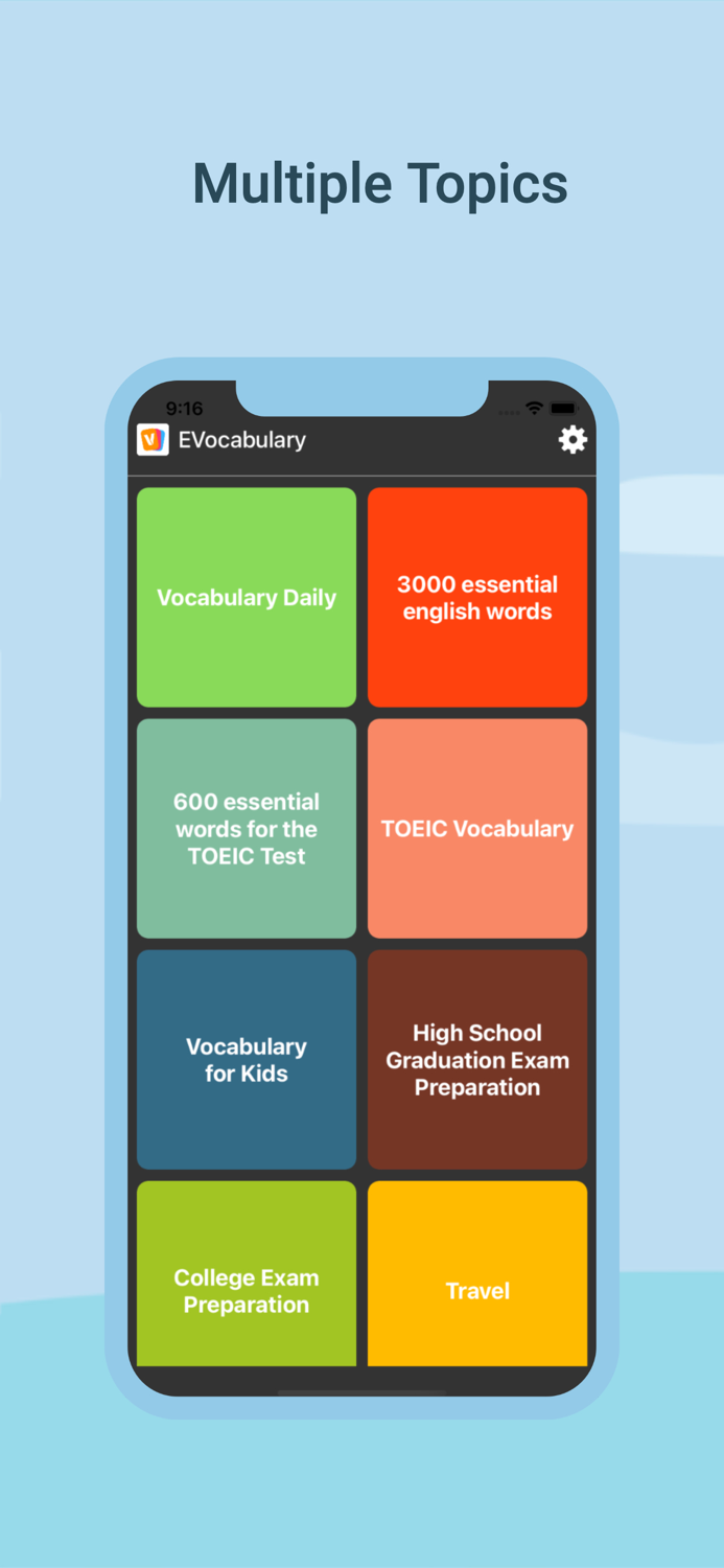 EVocabulary - Learn new words