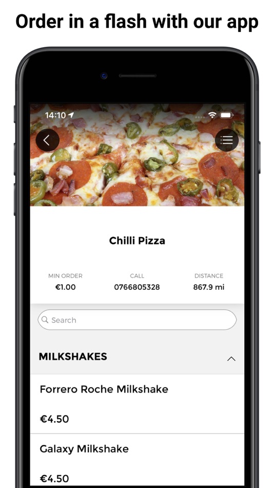 #1. Chilli Pizza (iOS) Podle: Flipdish