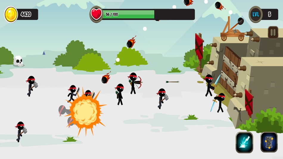 #3. Stick Attack (iOS) 由: pi2 games