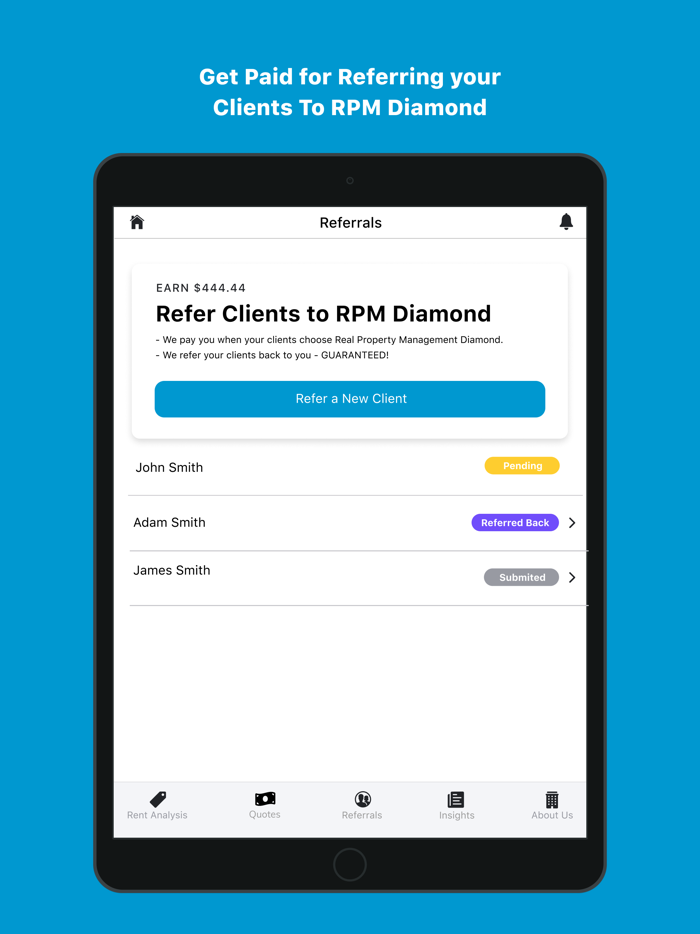 RPM Diamond ReferApp