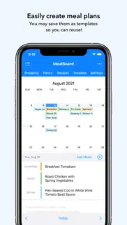 mealboard - meal planner iphone screenshot 1