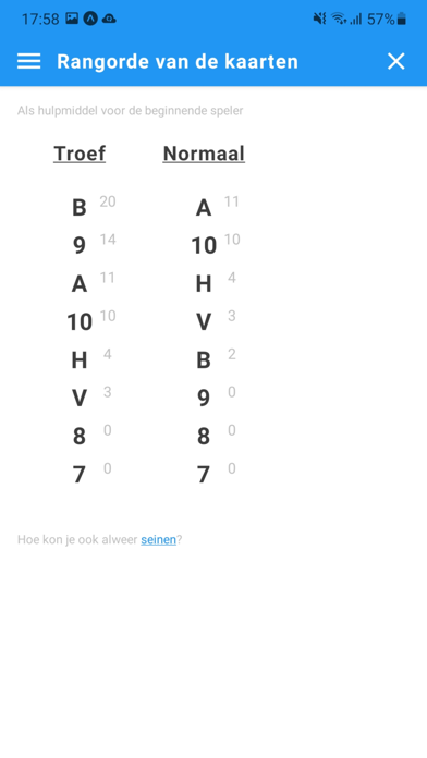 Klaverjas-Score Screenshot