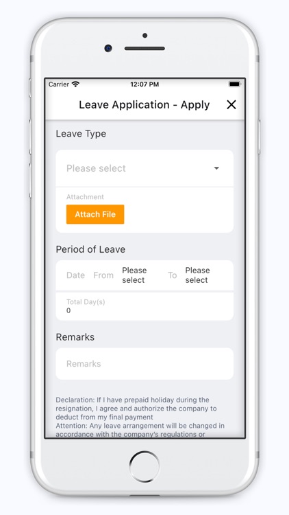 宏力保安電子假期管理系統(MSS eLMS)