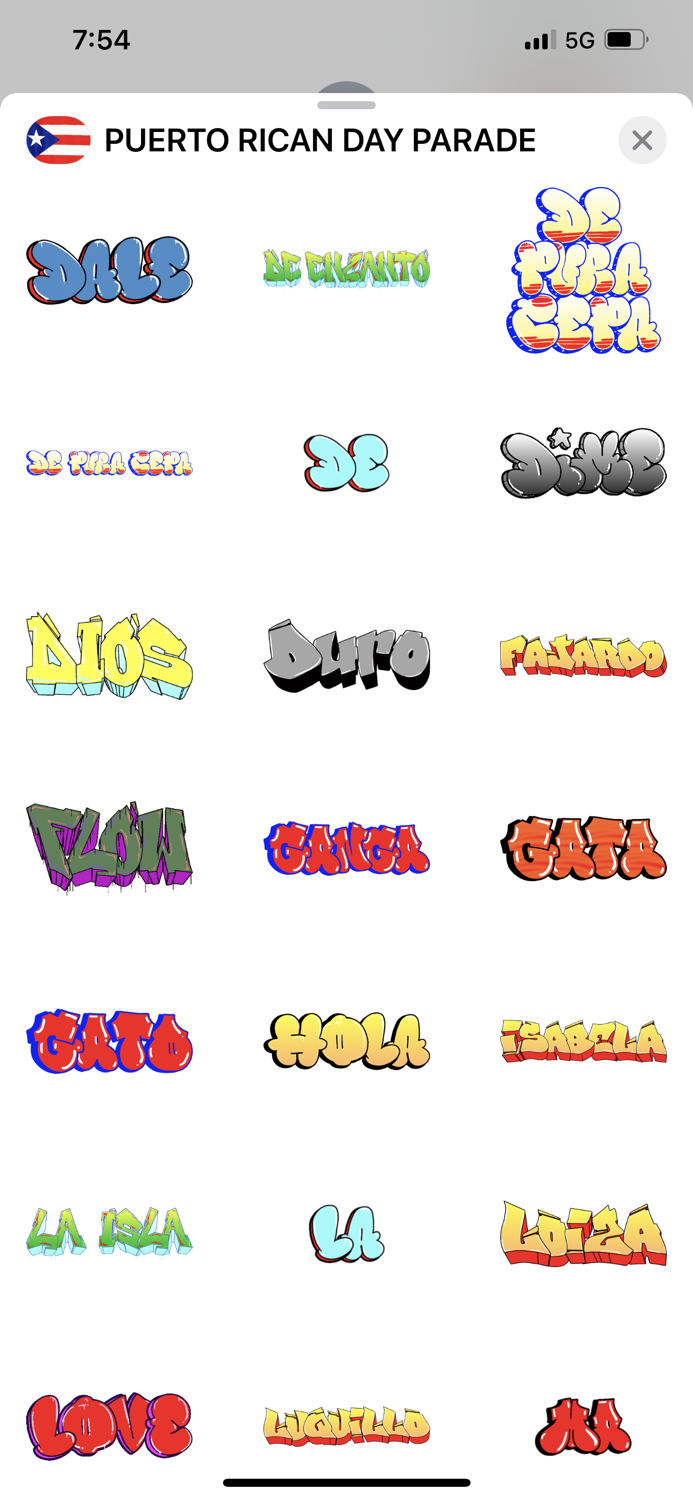 PUERTO RICAN DAY PARADE MEMOJI