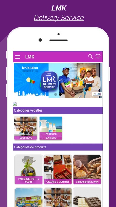 LMK Delivery Screenshot