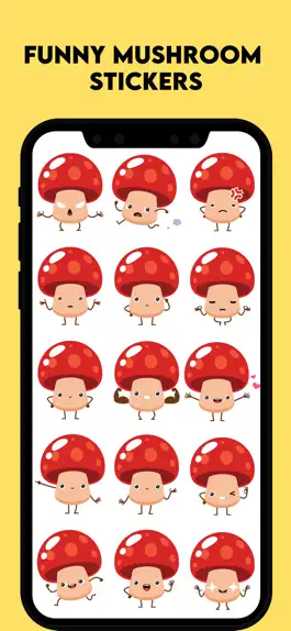 Game screenshot Funny Mushroom Stickers! hack