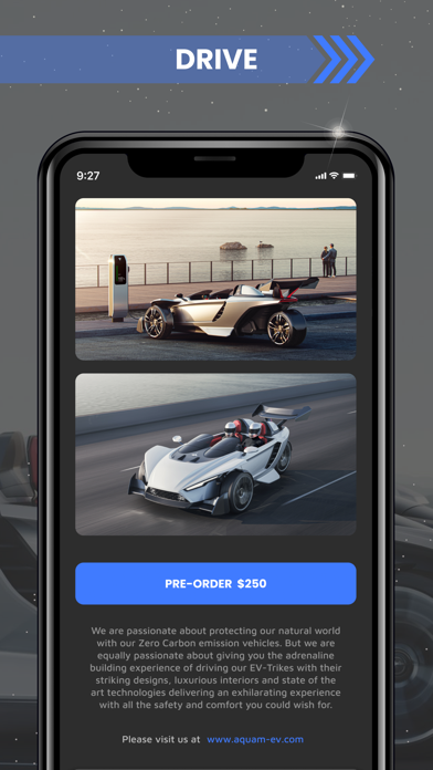 Aquam Electric Vehicles Screenshot