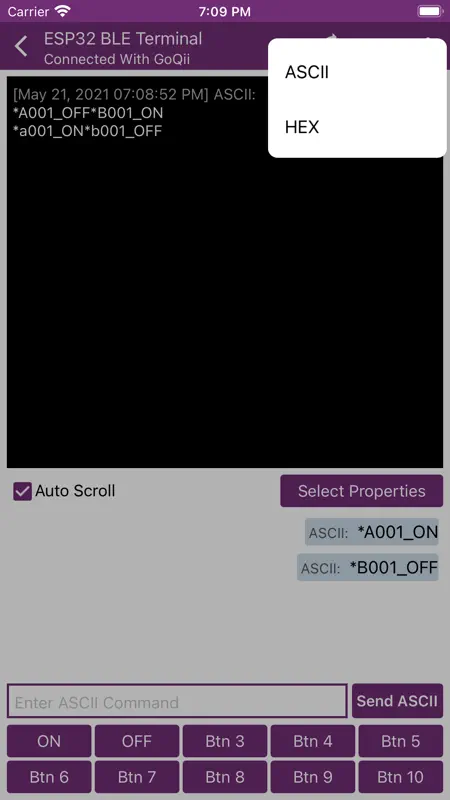 ESP32 BLE Terminal screenshot 5 of 7