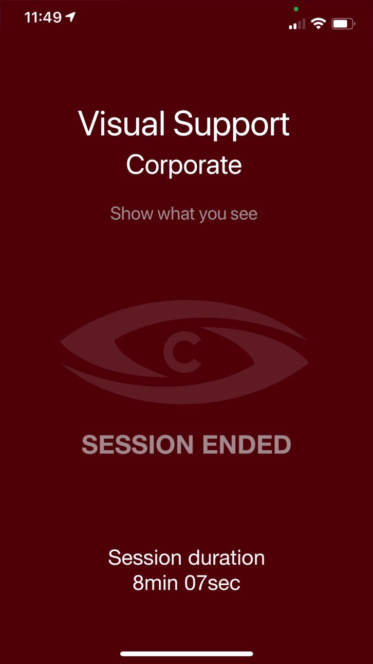 iPhone screenshot