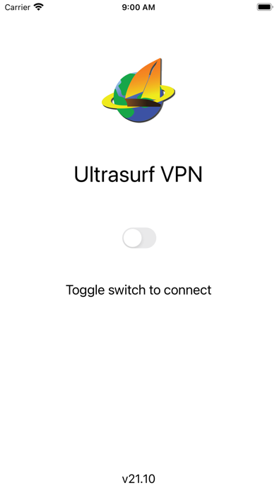 Ultrasurf VPN Screenshot