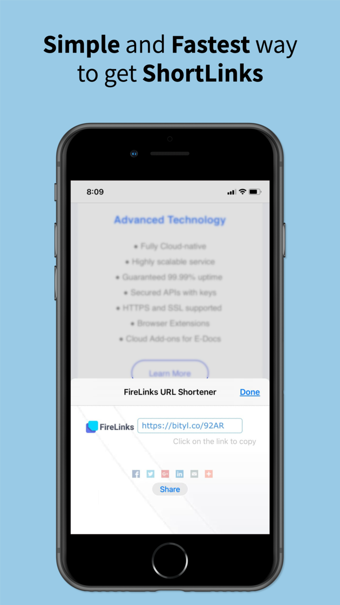 FireLinks URL Shortener