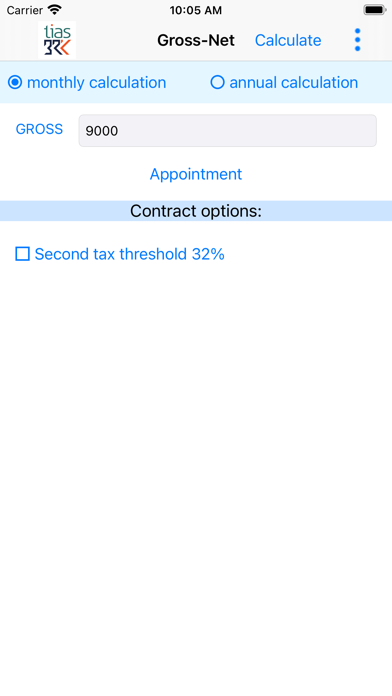 Gross-Net Screenshot