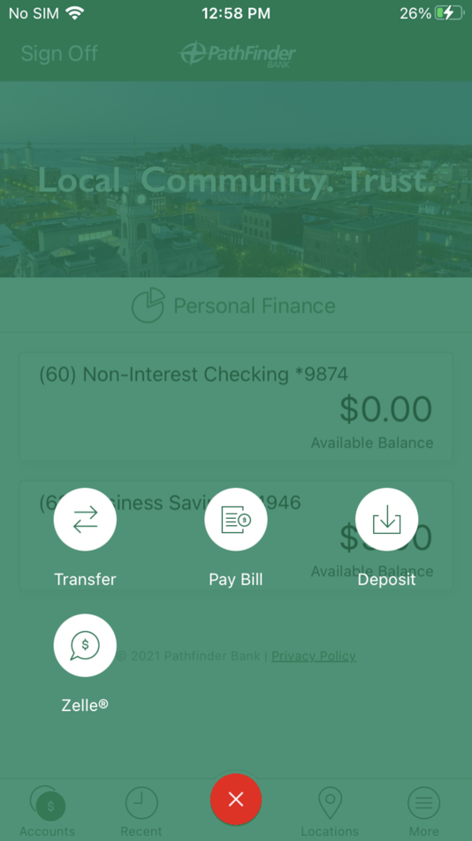 #4. Pathfinder Bank Mobile (iOS) Podle: Pathfinder Bank