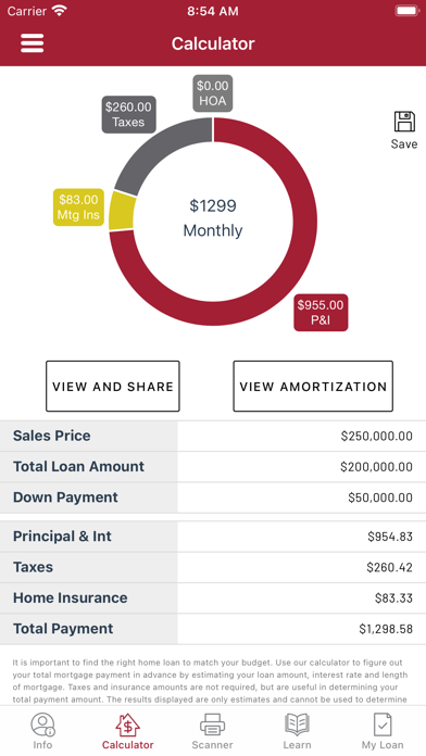 MITFCU Mortgage Screenshot