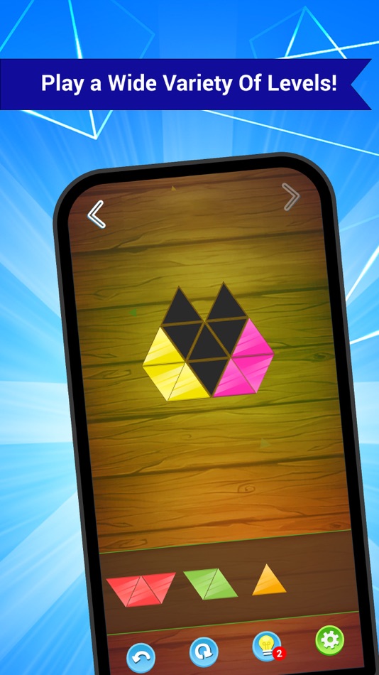 #3. Tri Block Puzzle:Tangram (iOS) Podle: Mayur Laxmanbhai Patel