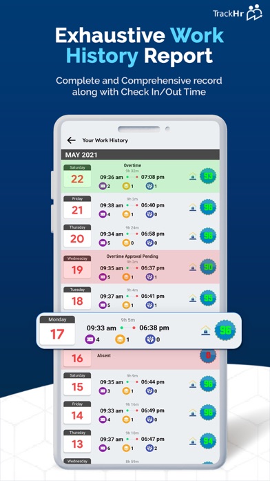 TrackHr Screenshot