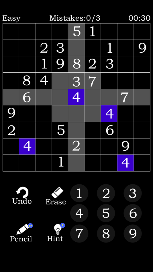 #3. Sudoku Number Puzzle Classic (iOS) By: Vijay Patel