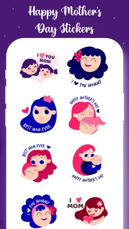 Game screenshot Mother's Day Stickers! apk