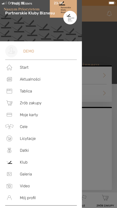 Partnerskie Kluby Biznesu Screenshot