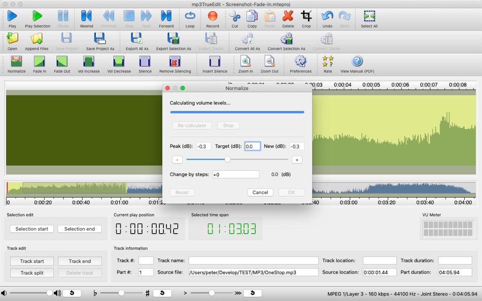 #2. mp3TrueEdit (macOS) Ved: C2 Solutions Ltd.