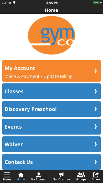 Gymco Screenshot