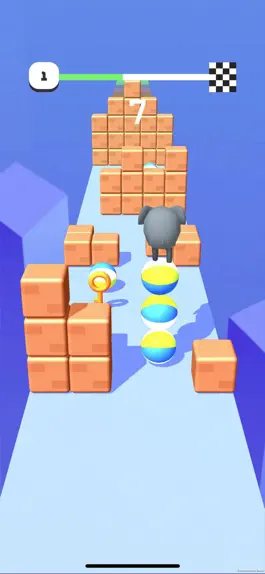 Game screenshot Roll! Elephant 3D apk