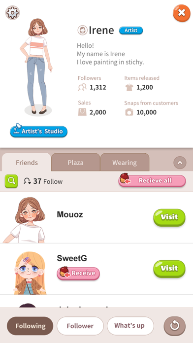 Stichy - makeup & dress up app Screenshot