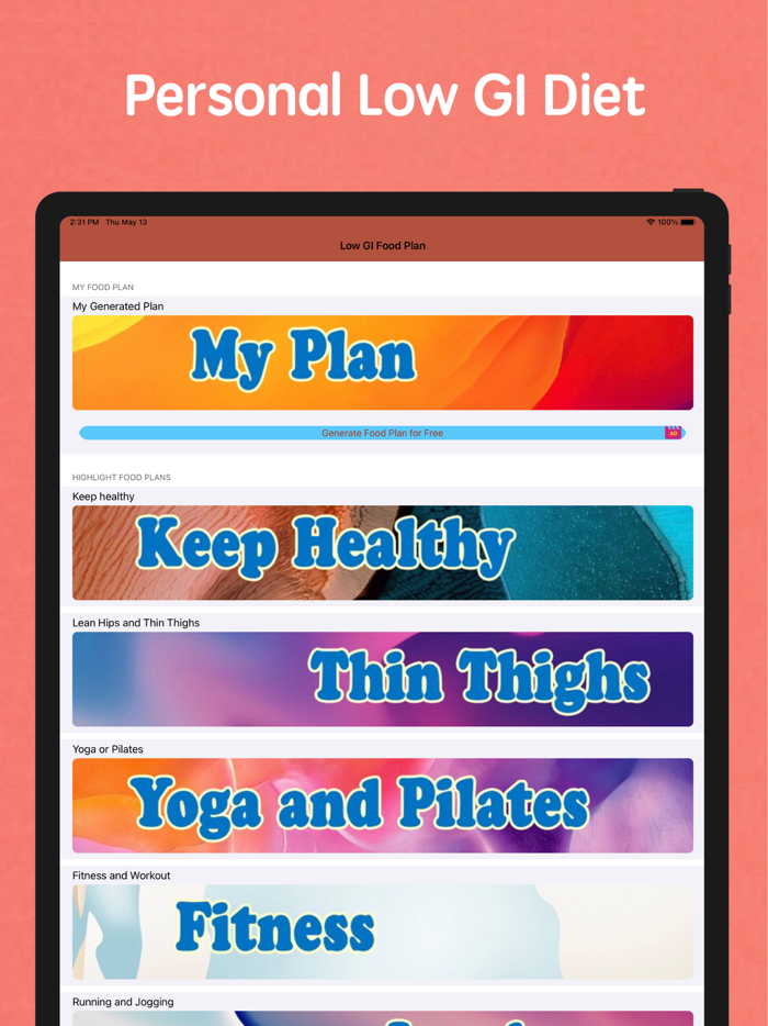 Low GI Diet - Keep Losing Bohe