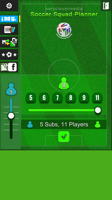 Soccer Squad Planner Screenshot