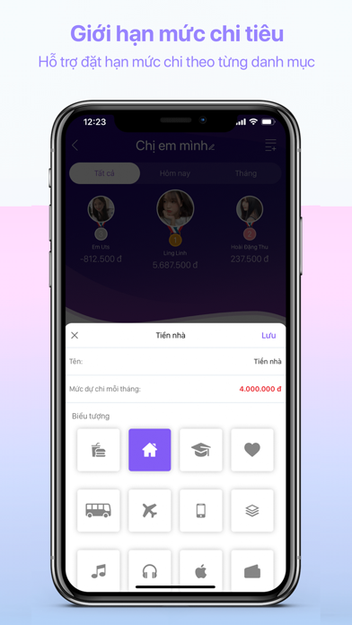 App Quản Lý Chi Tiêu Screenshot