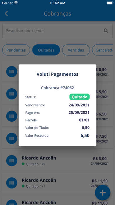 Voluti Pagamentos Screenshot