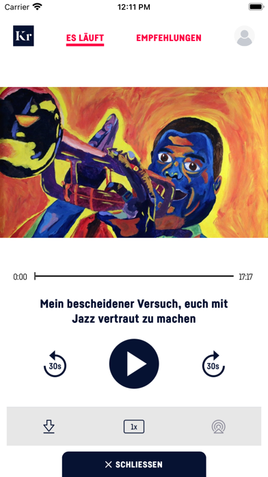 Krautreporter Audio Screenshot