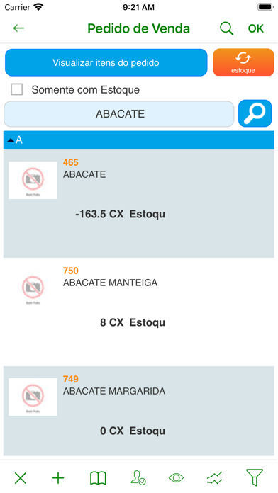 iCeasa Pedidos Screenshot